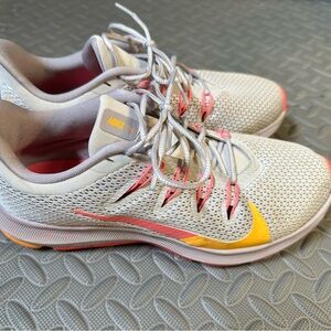 Nike Women's Running Shoes - Gray and Yellow